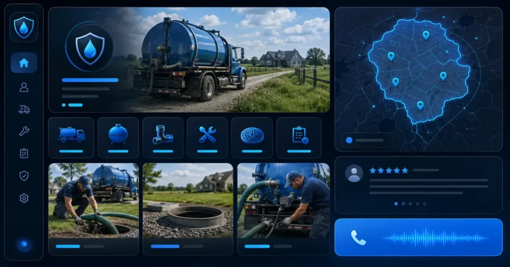 Google Business Profile optimization elements for a septic company Google Business Profile Tips for Septic Companies