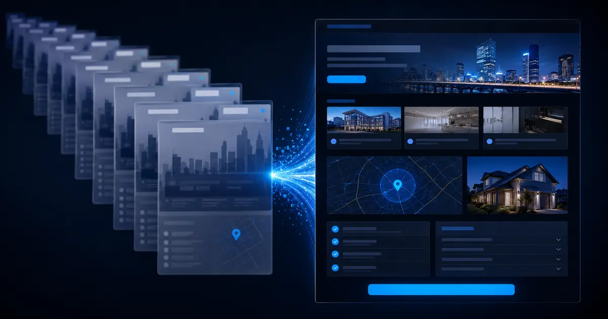 Comparison between thin duplicated location pages and a useful unique service-area page